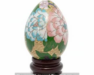 Chinese Cloisonn Egg Collection second image