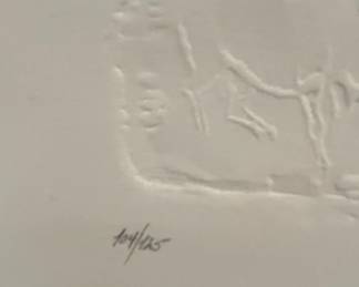Limited Edition Horse Etching by Lebadang second image