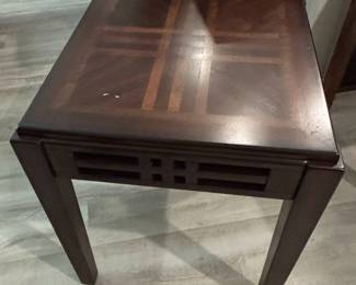 Mission Style Square End Table third image