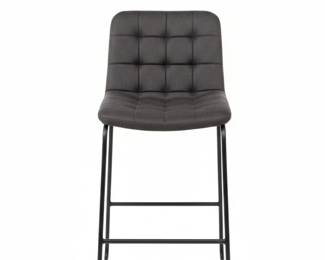 Modern Tufted Upholstered Bar Stools second image