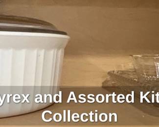 Vintage Pyrex and Assorted Kitchenware Collection second image
