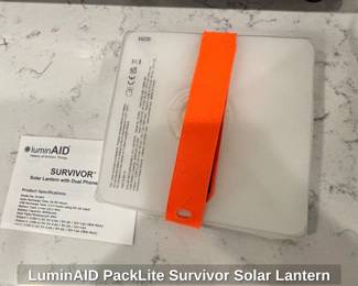 LuminAID PackLite Survivor Solar Lantern