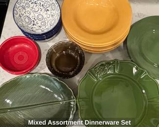 Mixed Assortment Dinnerware Set