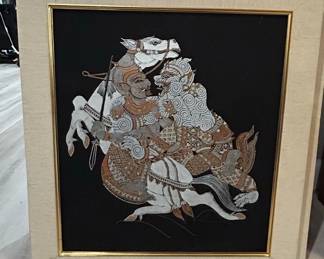 Thai Ramakien Temple Rubbing Art Set