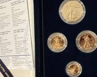 United States Mint Gold American Eagle Coin Proof Set