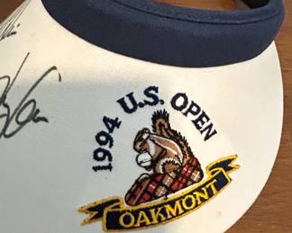U.S. Open Oakmont Country Club Autographed Golf Visor second image