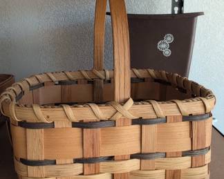 Woven Wood Basket