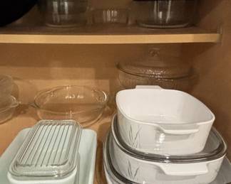 Vintage CorningWare Shadow Iris Casserole Collection