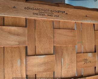 Longaberger Handwoven Basket second image