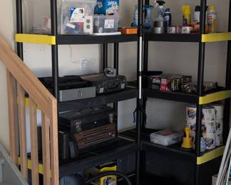 HeavyDuty Plastic Garage Storage Shelving Units