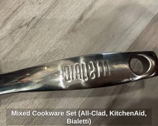 Mixed Cookware Set AllClad, KitchenAid, Bialetti second image