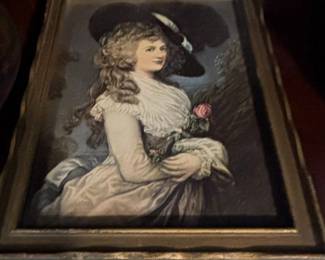 Vintage Portrait Jewelry Box