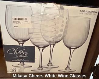 Mikasa Cheers White Wine Glasses