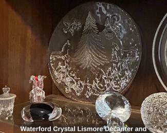 Waterford Crystal Lismore Decanter and Assorted Crystal Collection fourth image