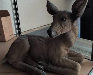 Garden Decor Reclining Deer Statue