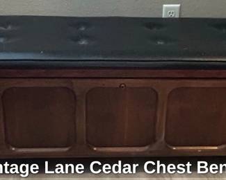 Vintage Lane Cedar Chest Bench