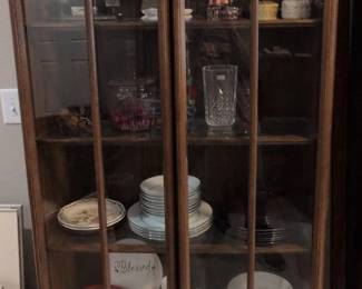 MidCentury Modern Keller Colonnade Walnut Display Cabinets second image
