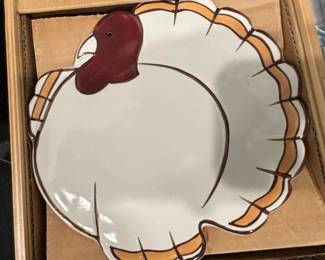 Pottery Barn Gobble Plates, Set of second image