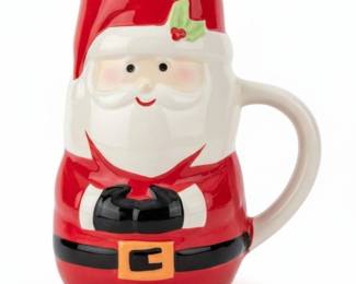 Vintage Bay Island Santa Claus Ceramic Mug