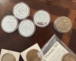 Assorted Silver Bullion and Commemorative Coin Collection