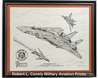 Robert L. Conely Military Aviation Prints Collection of 