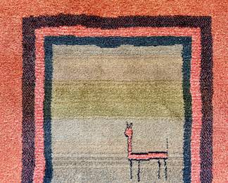 $350- Gabbeh style rug - 4 x 6 (#6)