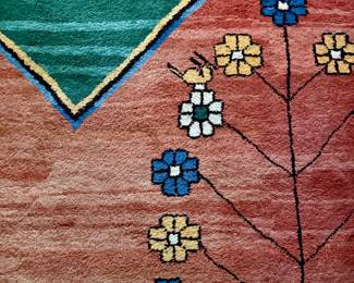 $1500 - Vintage hand knotted Persian Gabbeh Rug - 9 x 12 (#12)