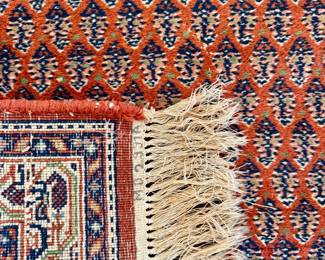 $800 - Vintage hand knotted Persian Rug - approx 3 x 15 (#8)