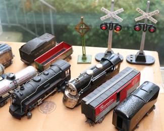 Marx Vintage Model Railroad Train and Engines