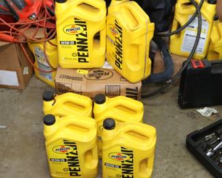 Many Gallons of Pennzoil Motor Oil