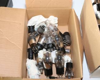 Many Vintage Vacuum Tubes