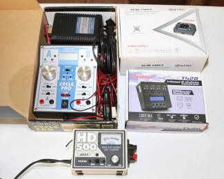 Battery Chargers and other Test Equipment