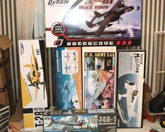 Approx. 100 R/C Model Airplanes, Controllers, Accessories and more