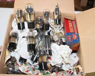 Many Vintage Vacuum Tubes