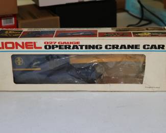Lionel Operating Crane Car