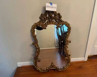 Turner Ornate Gold Tone Wall Mirror