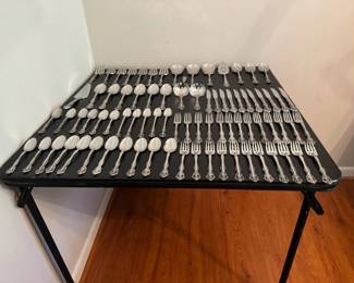Oneida Stainless Flatware with Serving Pieces