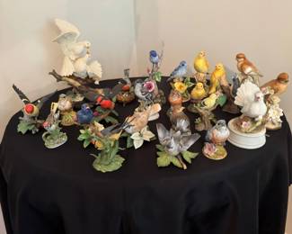 Lenox  Andrea Bird Figurines, 21 PC