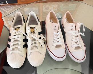 Adidas Sambas and Converse sneakers