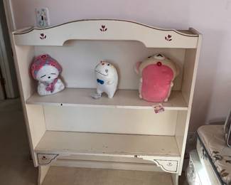 Painted bookshelf