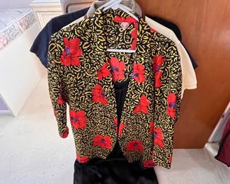 Abstract vintage blazer