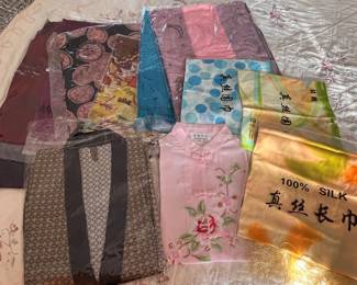 Silk scarves