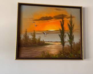 Sunset painting