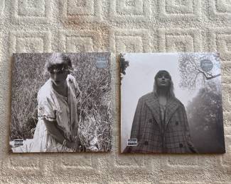 2 Taylor Swift “Folklore” records in shrink wrap