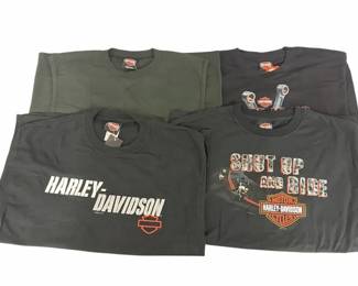 Collection of 4 Harley Davidson TShirts