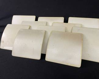 Vintage 1969 Vietnam War Ground Troops Body Armor Plates Set of 10Westinghouse