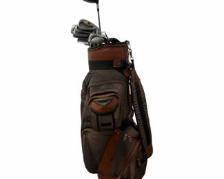 Vintage Brown Knight Golf Bag More