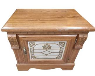 Vintage Woodgrained Nightstand
