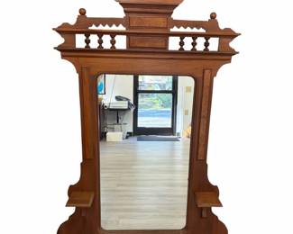 19thCentury Victorian Wall Mirror