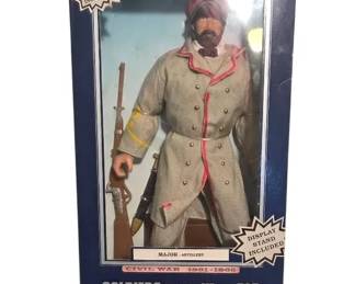 Vintage Soldiers of the World Civil War Major Artillery 12 Figure NIB